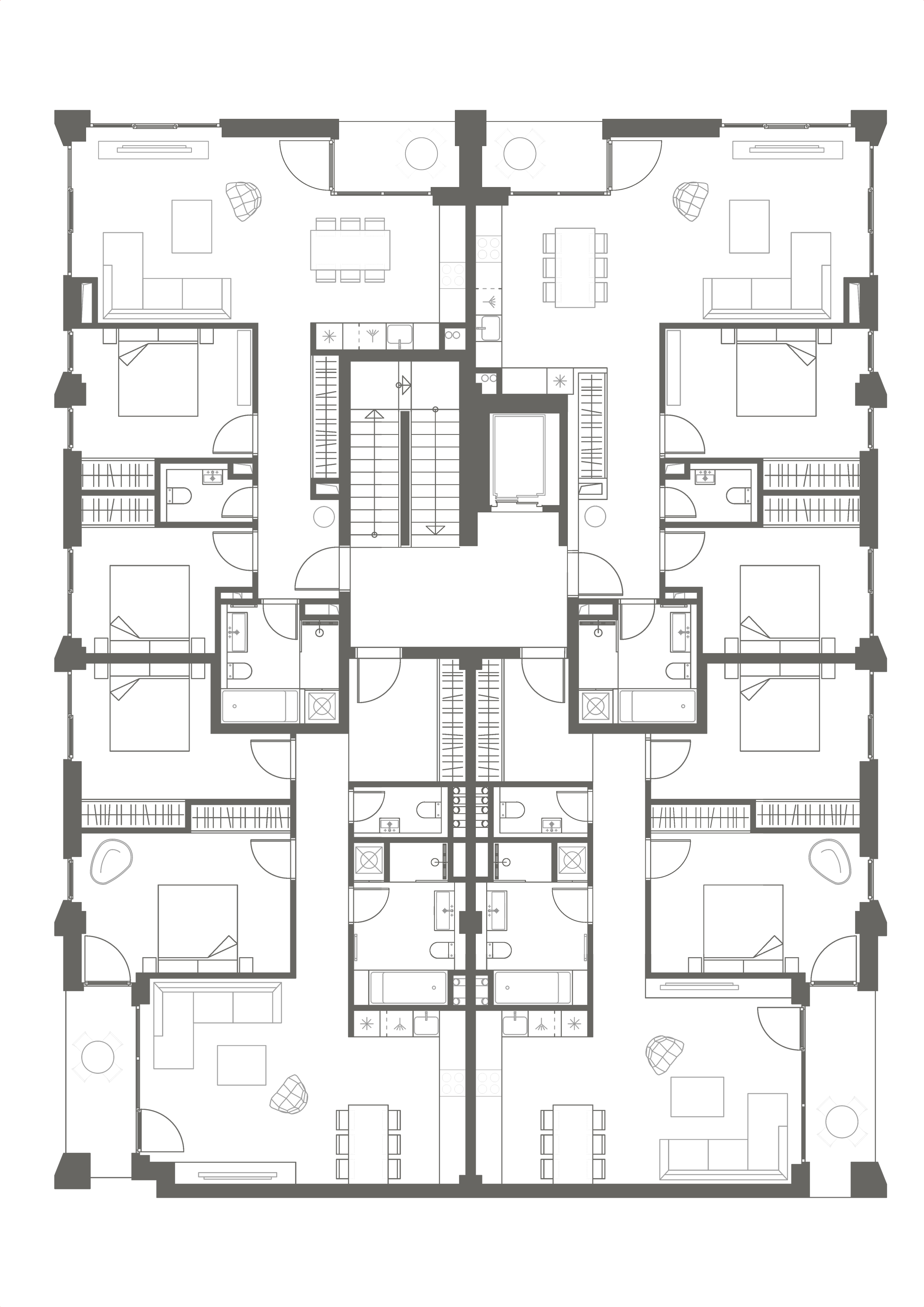 Etage 2 - Grundriss