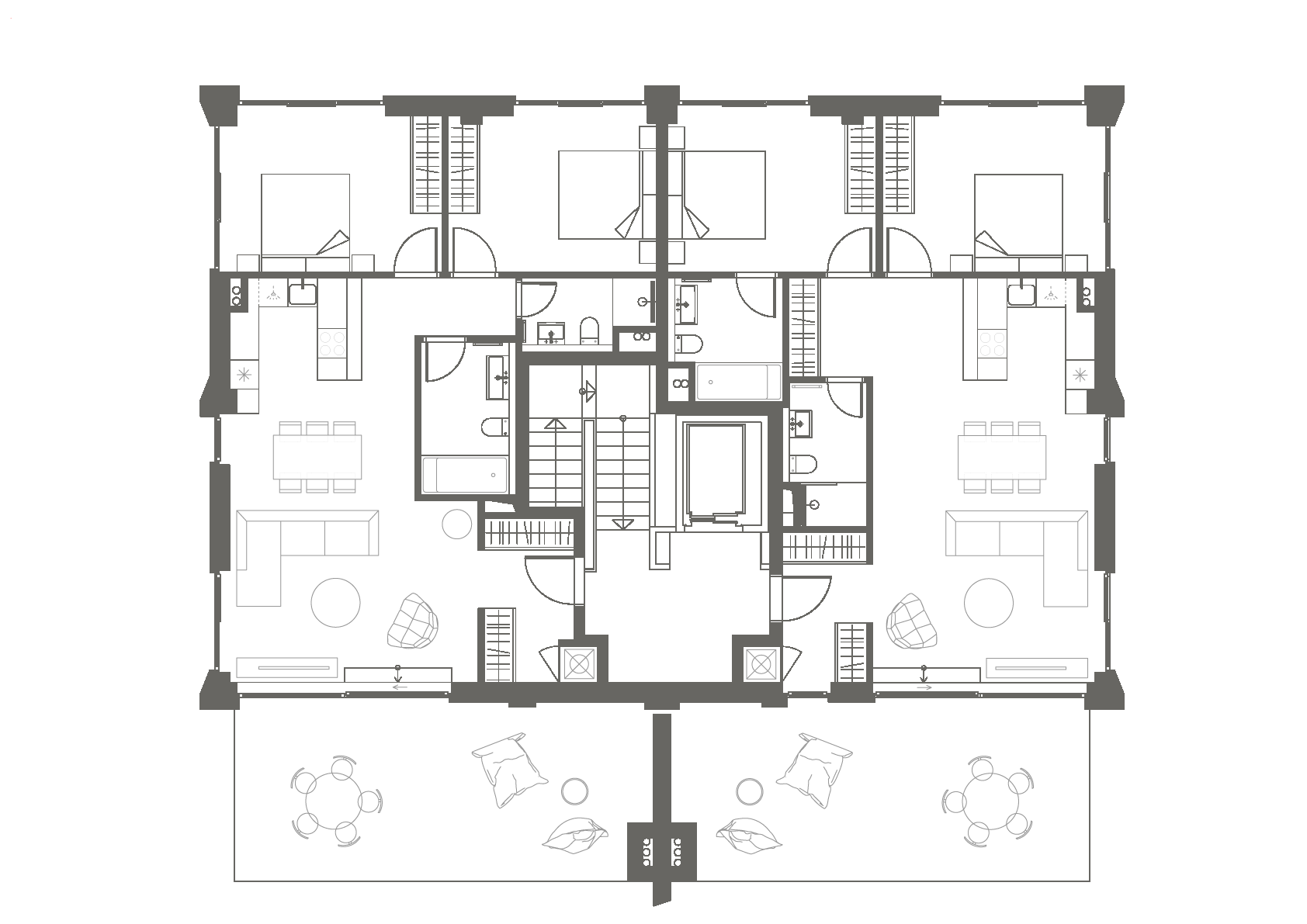 Etage 4 - Grundriss